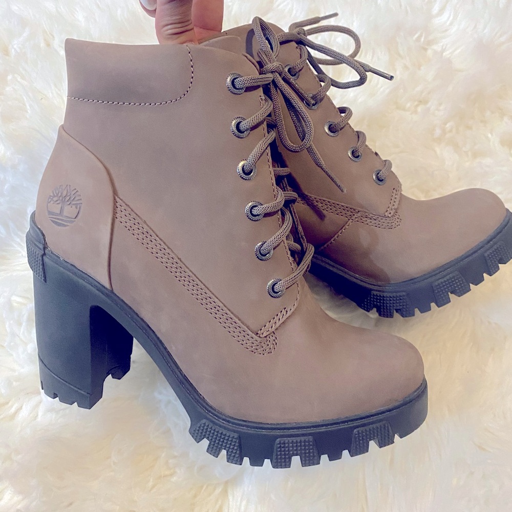 Timberland Lana Lace Up Boots Taupe